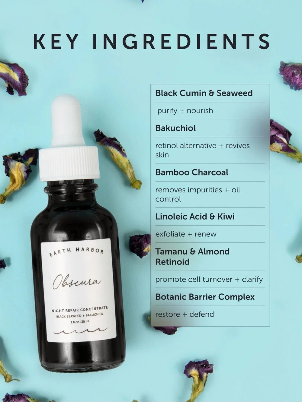 Earth Harbor Obscura Night Repair Concentrate 1oz